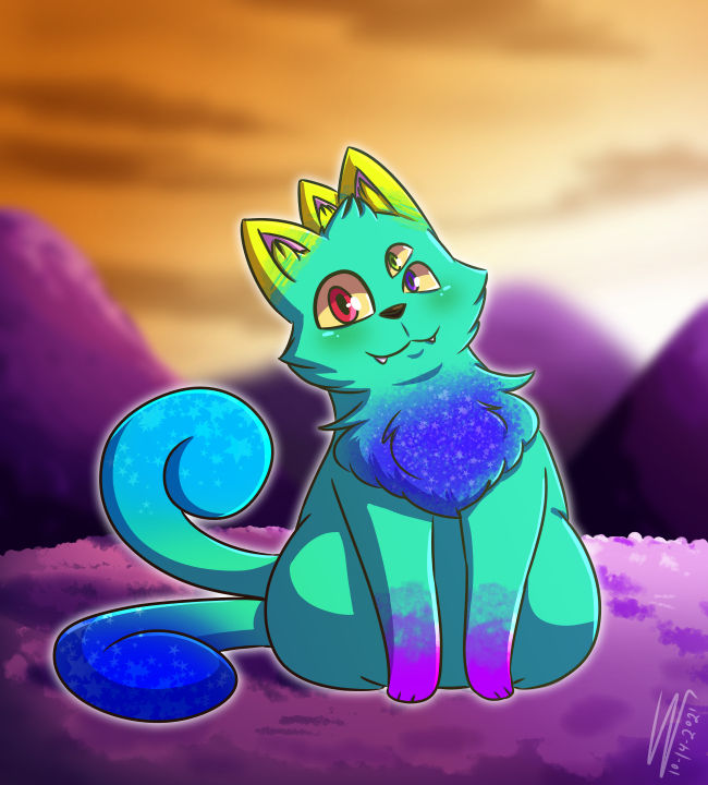 Alien Cat by RobotWolfgang on DeviantArt