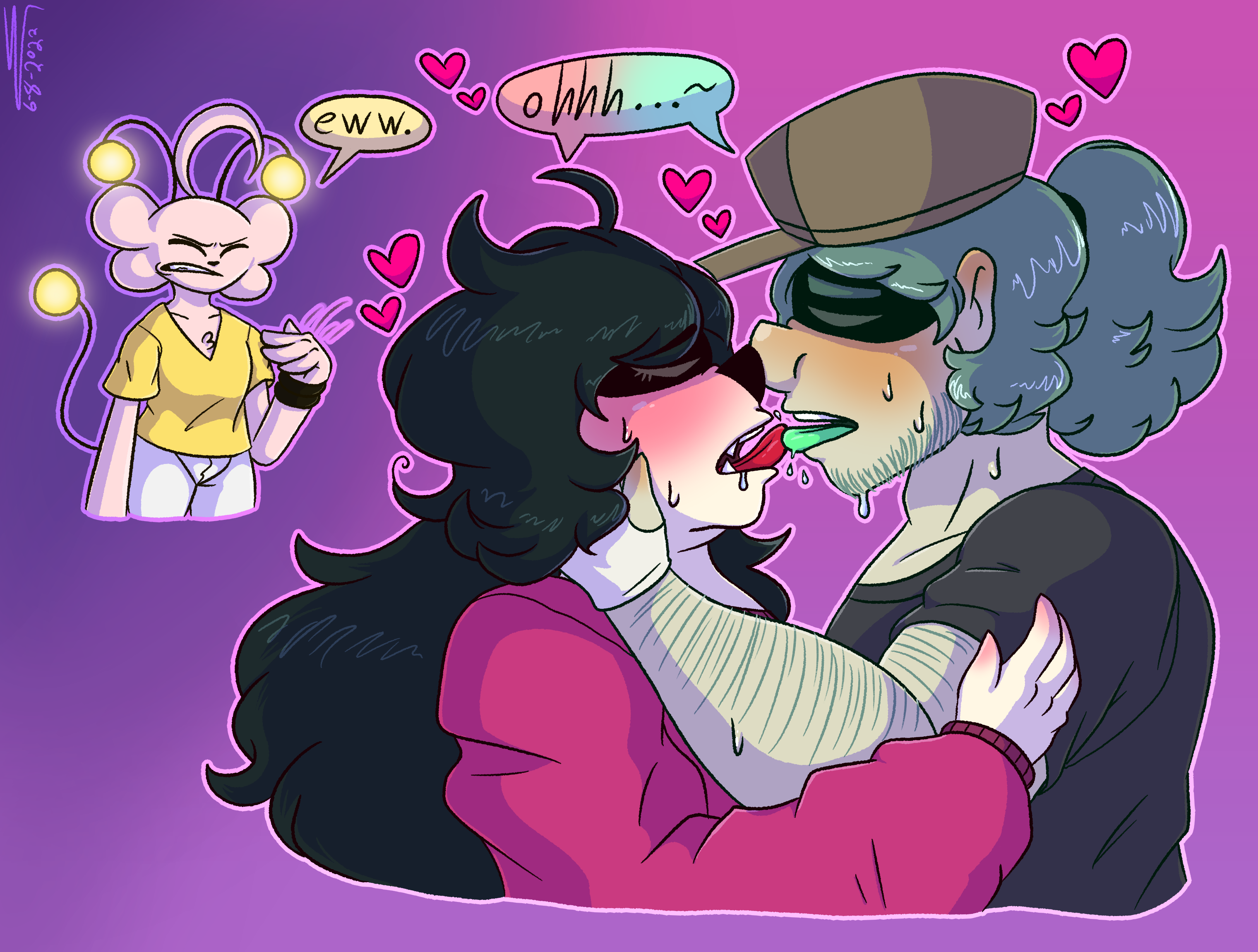 French Kissing (I was hesitant about posting this) by RobotWolfgang on DeviantArt French Kissing (I was hesitant about posting this) by RobotWolfgang on DeviantArt