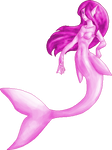 Pink Mermaid by ratopiangirl