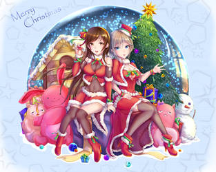 Merry Christmas !  Minami and Anastasia.