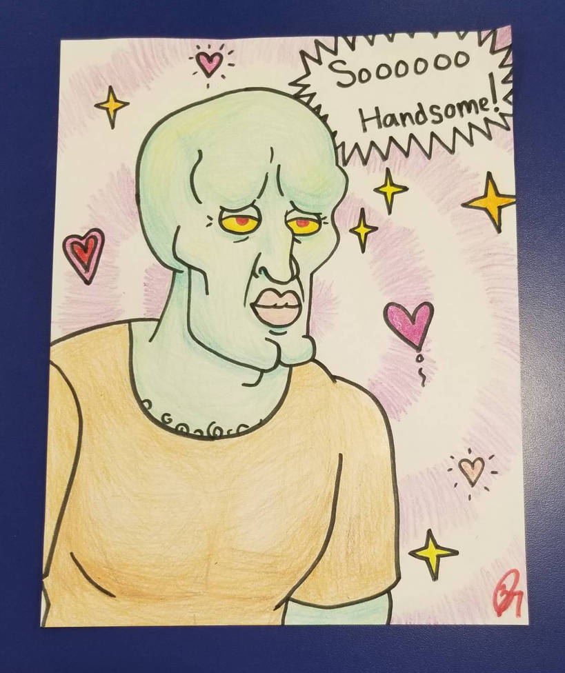 Handsome Squidward By Flourpower2 On Deviantart Handsome Squidward By Flourpower2 On Deviantart
