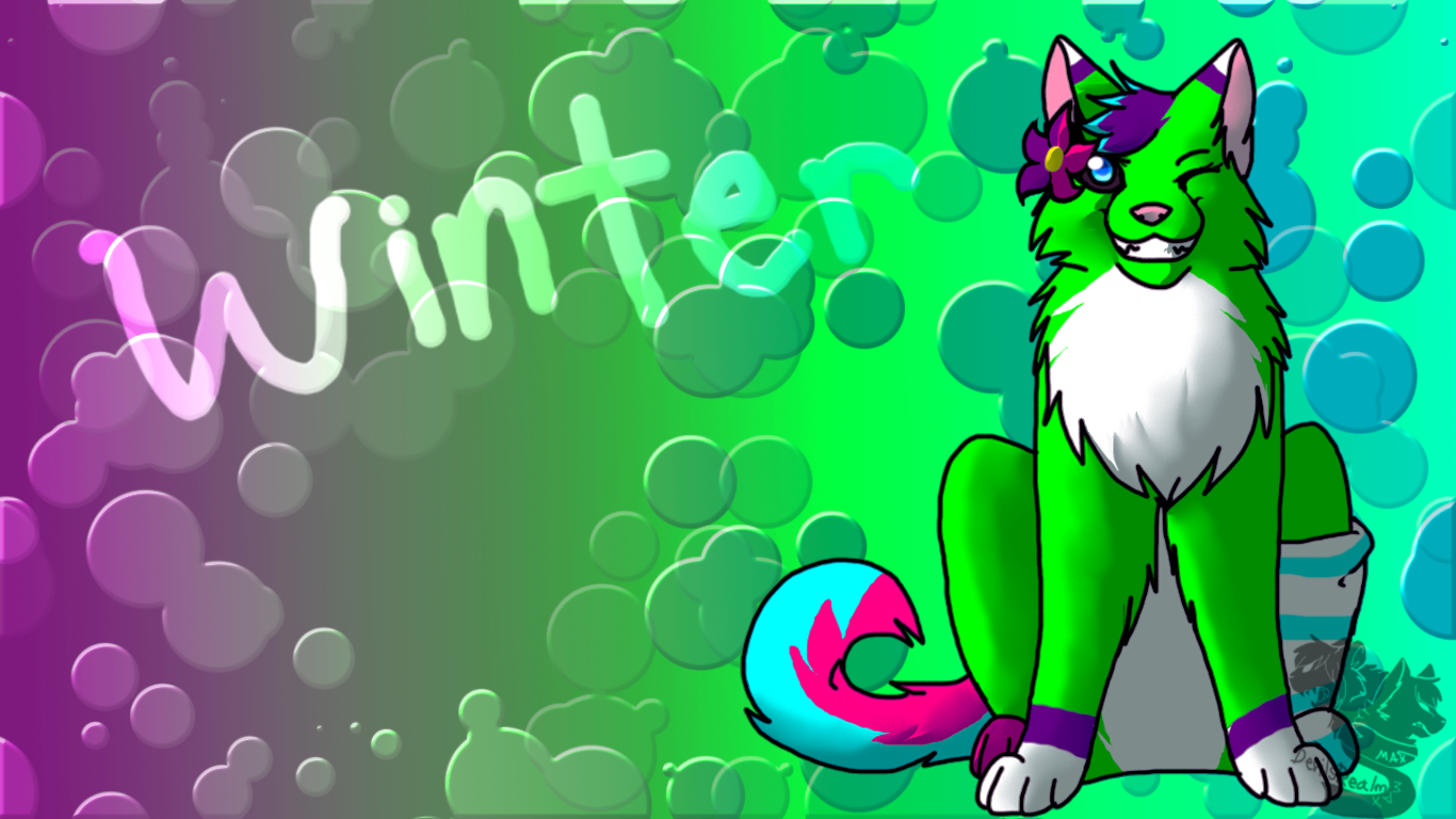 Winter-creature Background Commission