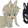 Commission: Maka and Tsubaki - A Pair of Rabbits