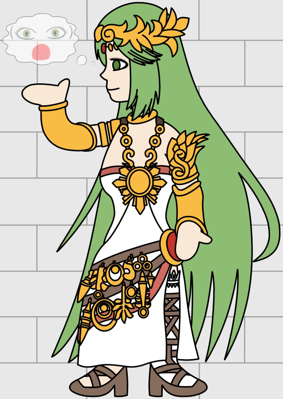 Commission: Palutena the Hieroglyph