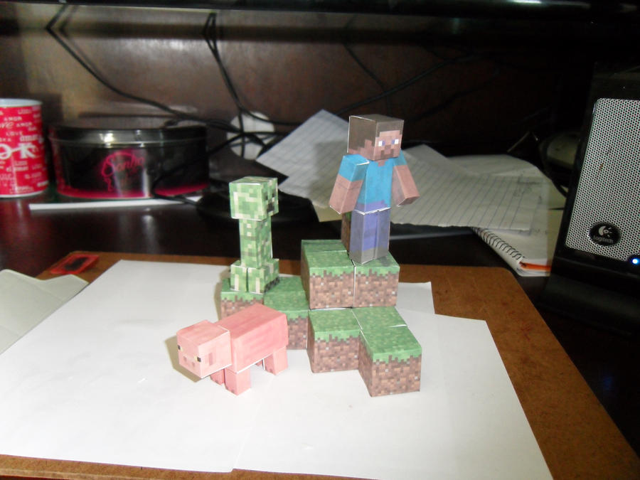 Paper Minecraft Deviantart Minecraft Papercraft by zero-anaphase on DeviantArt