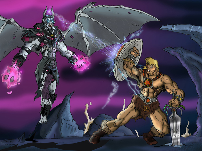 He-man vs. Rayven