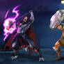 He-man vs Skeletor Anime Style