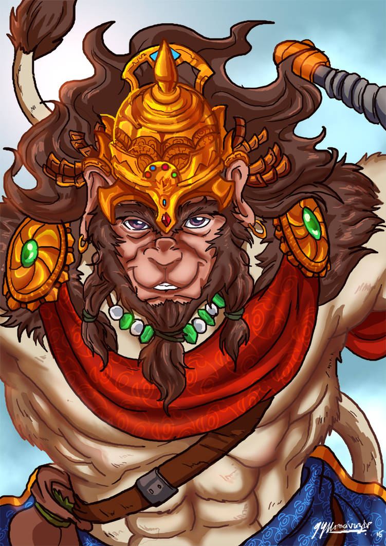 Hanuman - Mythic Heroes Portraits by JazylH on DeviantArt