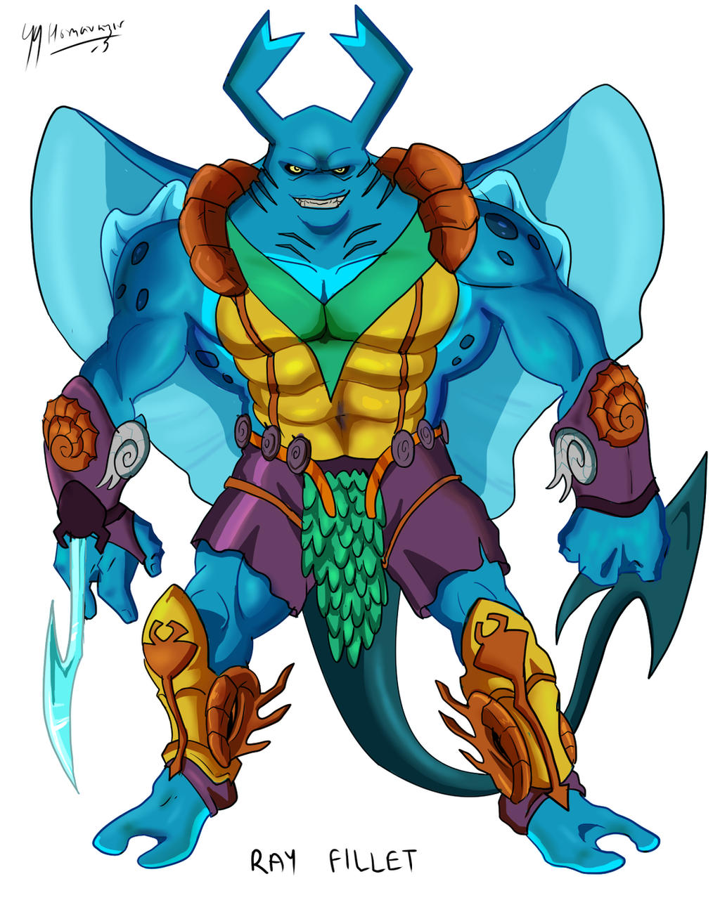 Ray Fillet - TMNT Redesigns by JazylH on DeviantArt