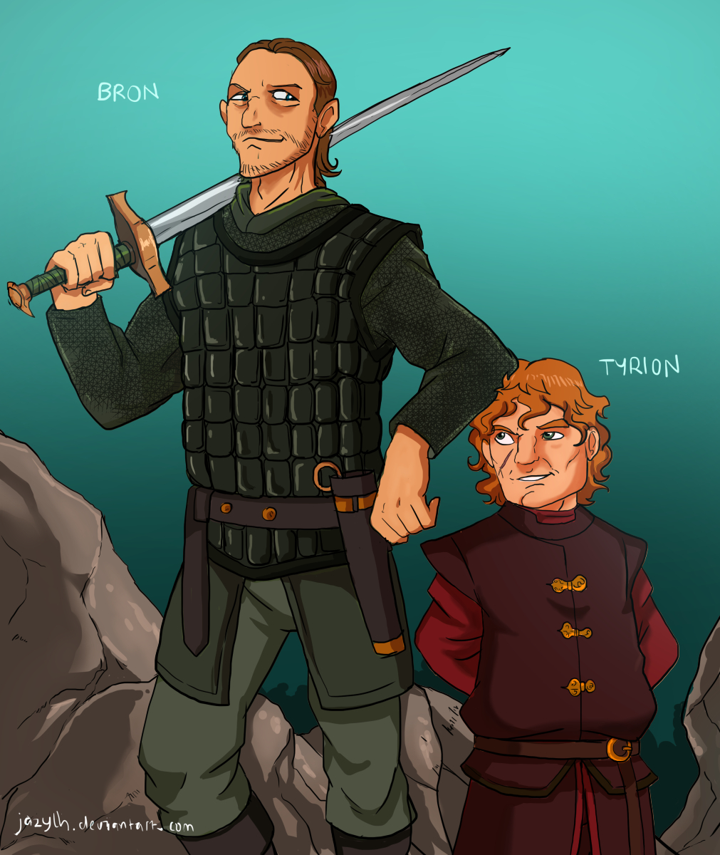 GoT Anime Style Fan Art Tyrion and Bron by JazylH on DeviantArt GoT Anime Style Fan Art Tyrion and Bron by JazylH on DeviantArt