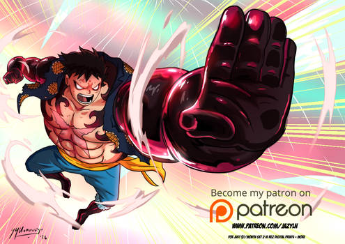 Luffy Gear 4- 1st Patreon Reward for October