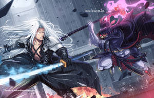 Art Collab : Skeletor V/s Sephiroth