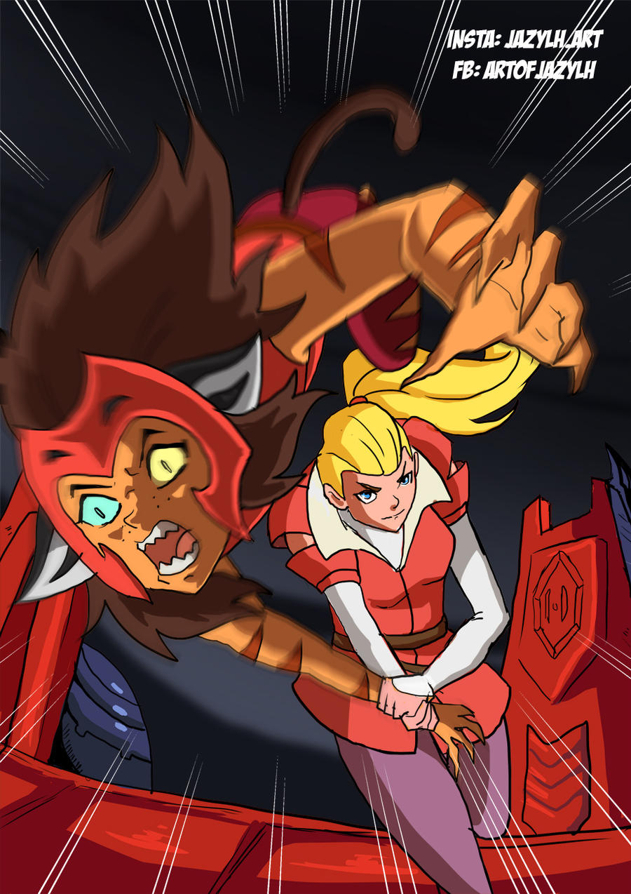 Adora Vs Catra by JazylH on DeviantArt