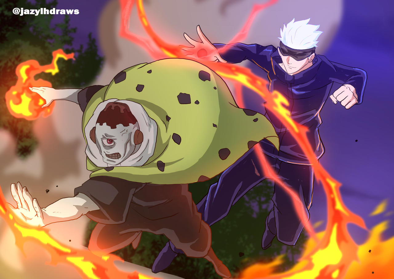 Jujutsu Kaisen Gojo Vs Jogo By JazylH On DeviantArt jujutsu-kaisen-gojo-vs-jogo-by-jazylh-on-deviantart