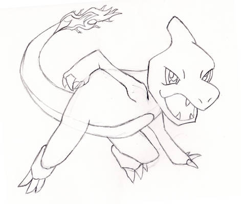 Charmeleon Sketch (Pokemon)