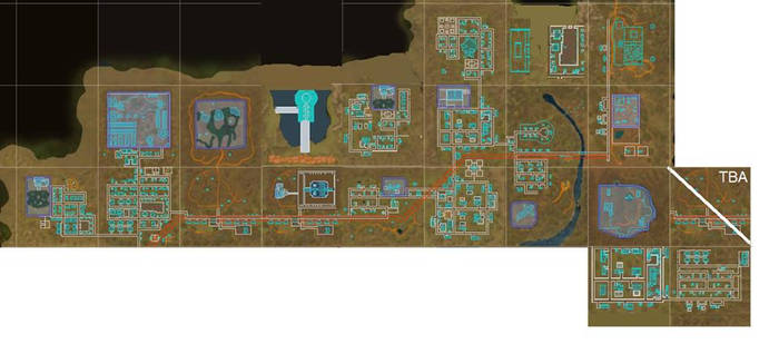 Fusionfall EpicWays Suburbs Map