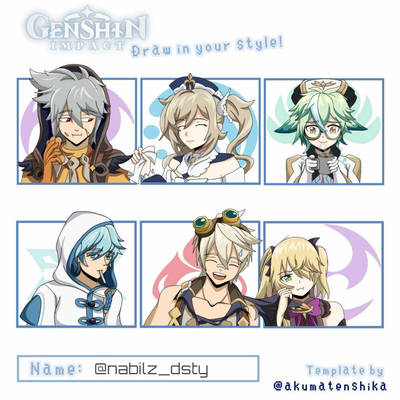 Genshin Draw This In Your Style By Dustynblz On Deviantart Genshin Draw This In Your Style By Dustynblz On Deviantart