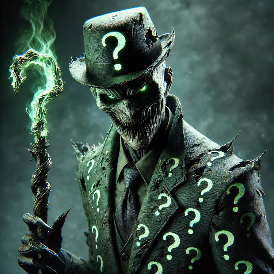 Terrifying The Riddler The Riddler Who Laughs by SouthernScot21 on DeviantArt