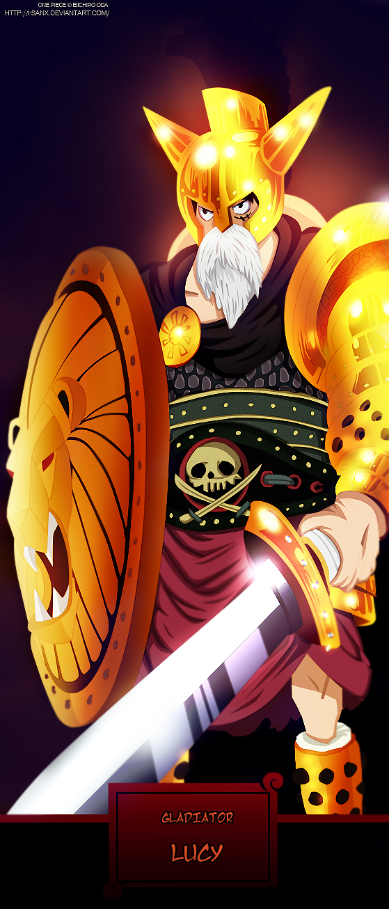 One Piece 704 Gladiator Lucy By I Sanx On Deviantart One Piece 704 Gladiator Lucy By I Sanx On Deviantart