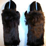 Hand Hooves - furry and vinyl sewn hand paws