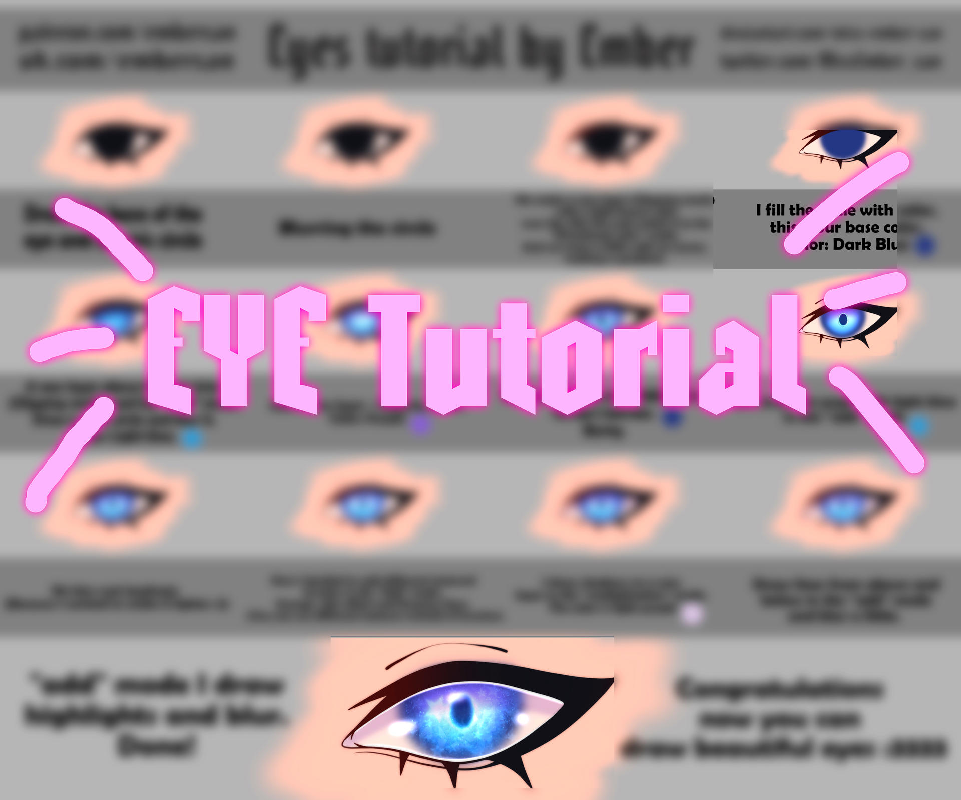 Deviantart Eye Tutorial Tutorial Eye by LadyEmber-San on DeviantArt