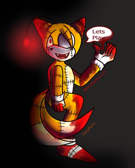 CREEPYPASTA - Sketch 2 - TAILS DOLL by ZaxsSouven on DeviantArt