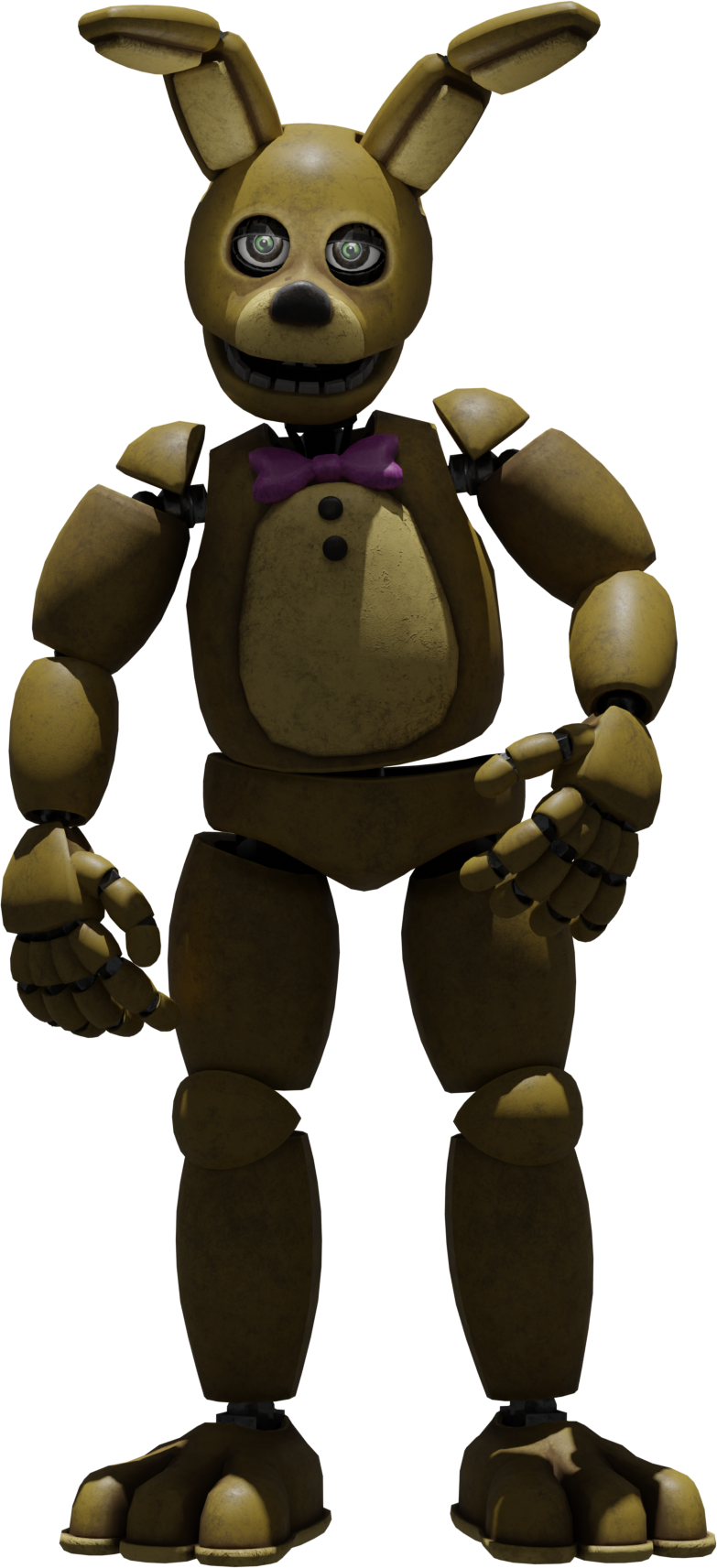 (Fnaf Blender) Springbonnie by RealSchavi on DeviantArt