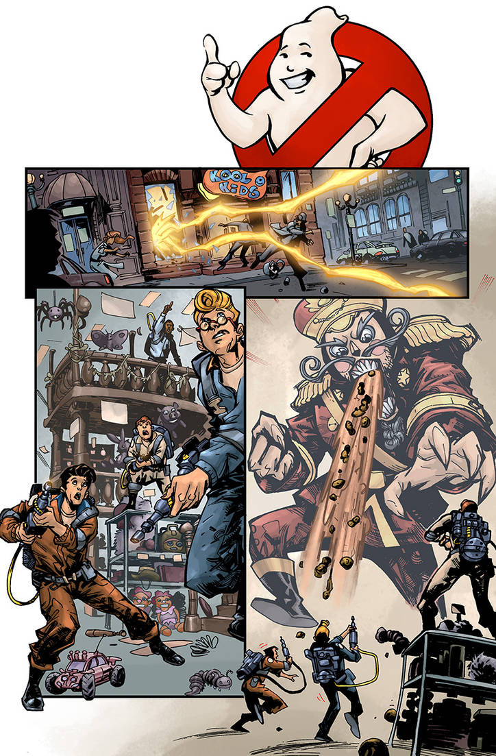 Ghostbusters Attack Mars Attacks the Real Ghostbusters pg5 by JeremyColwell on DeviantArt