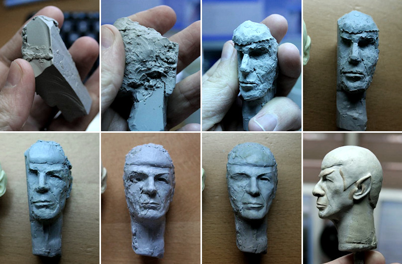 Spock sculpt - in progress