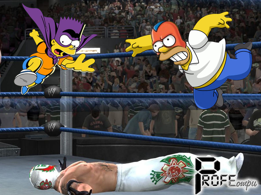 Wcw Simpsons wwe vrs simpsons by profecompugt on DeviantArt