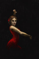 Study in red | Flamenco