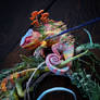 Chameleon process shot