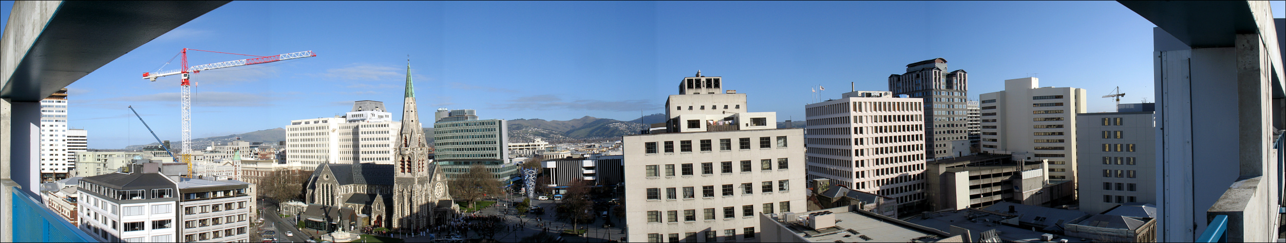 Christchurch Center panorama