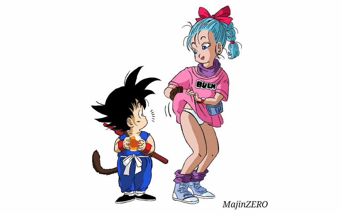 Son Goku and Bulma (Dragon Ball) by soteriosalles on DeviantArt