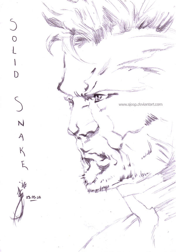 Solid Snakde Request: - Solid Snake II - by Sjeep on DeviantArt