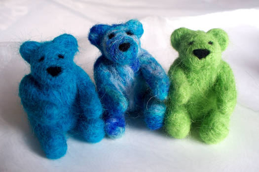 Felted Teddies 1