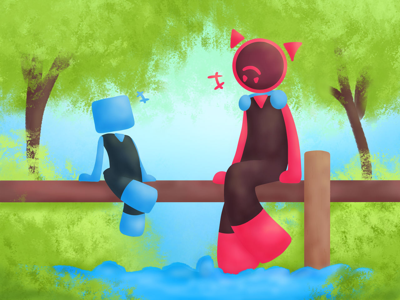 JSAB) Friends AU by BonniesBand on DeviantArt