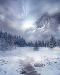 Winter Scene Stock by wyldraven