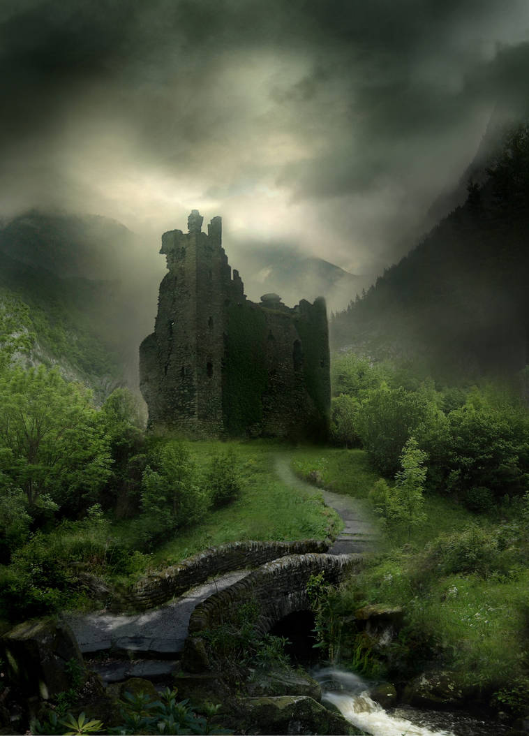 Замки Шотландии Готика. Кельты в Шотландии. Мистический замок. Заброшенный замок в лесу. Загадочный замок