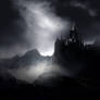 Dark Gothic Castle Stock