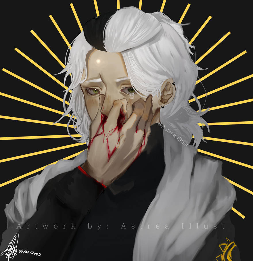 Shiny forehead by AstreaIllust on DeviantArt