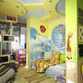 kid's bedroom interior