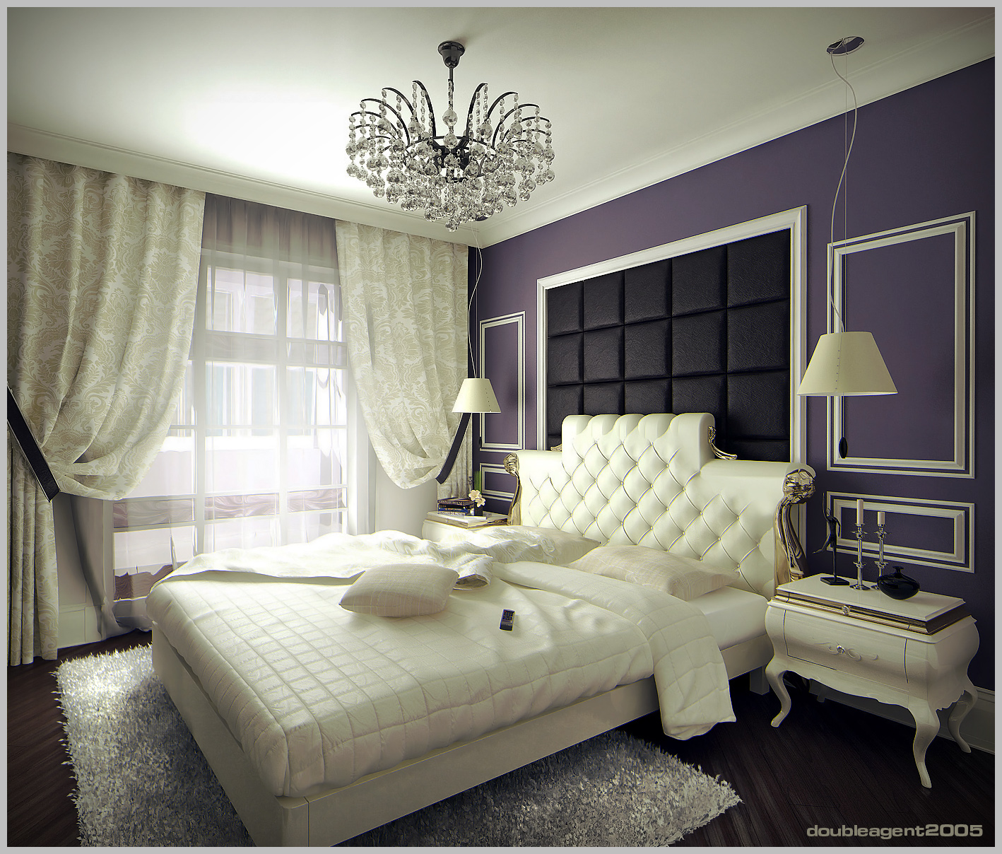 Bedroom interior render, pre-final [sketchup]