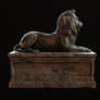 Lion Tomb PBR Low-poly 3D model