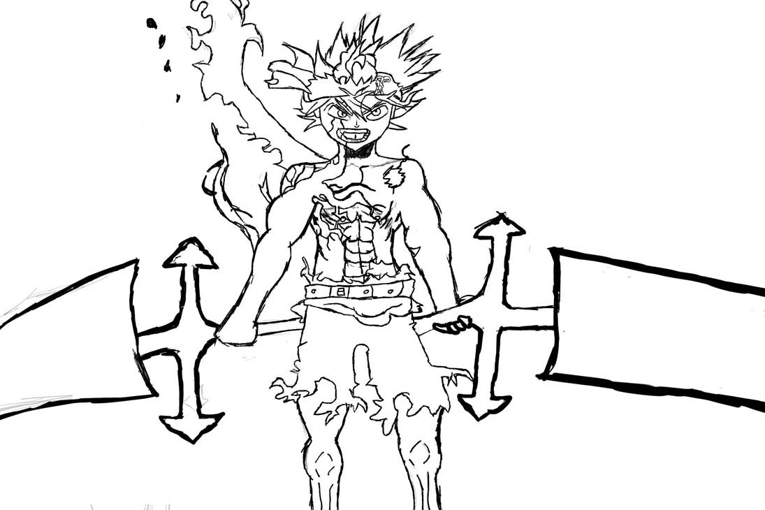Asta Demon Form by phantomkingart on DeviantArt