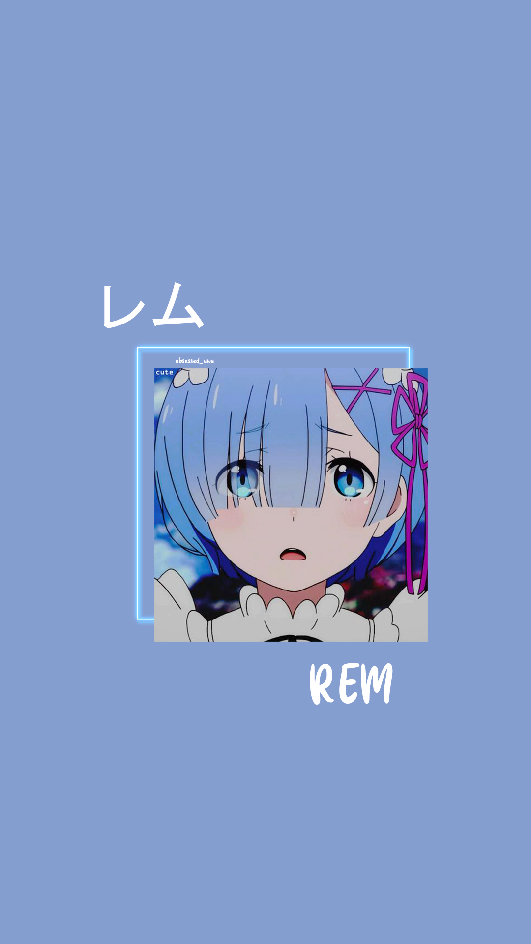 Rem Wallpaper By Obsessed Uwu On Deviantart Rem Wallpaper By Obsessed Uwu On Deviantart