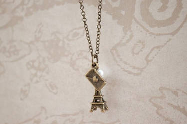 Love Eiffel Tower France Bronz