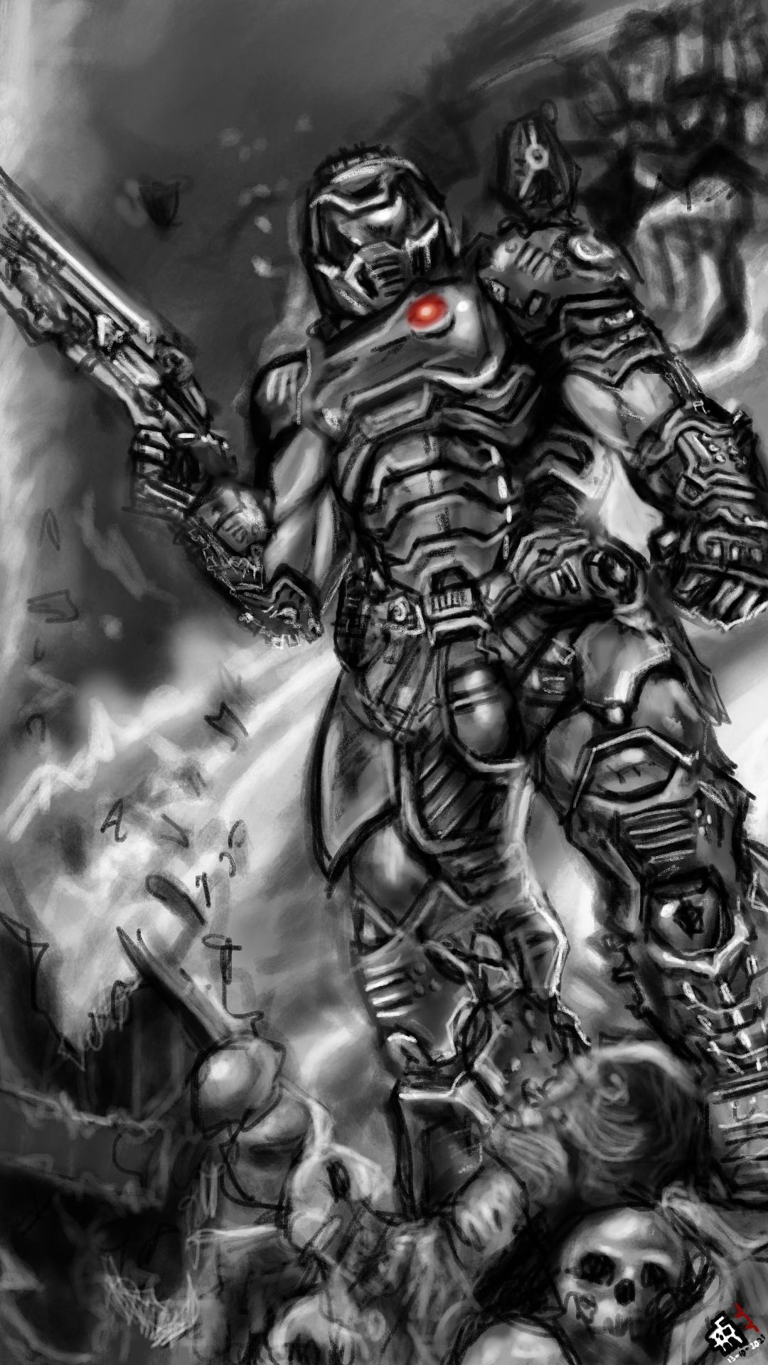 Doomslayer by SruDaavath on DeviantArt