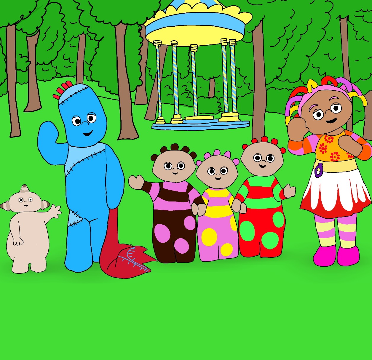 How To Draw In The Night Garden Characters how-to-draw-in-the-night-garden-characters