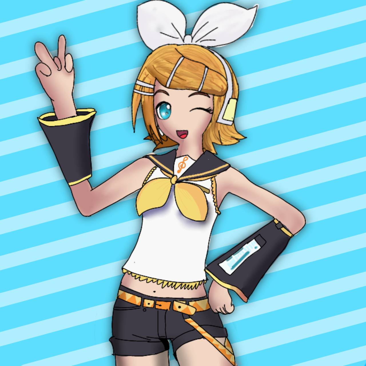 Kagamine Rin by Sayat-Bekturganovich on DeviantArt